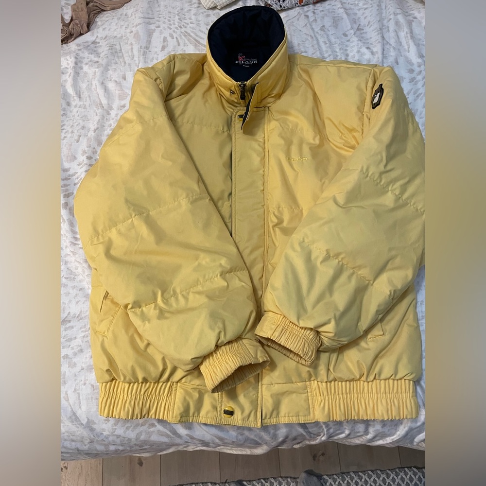 ELand duck down jacket Yellow size adult size L